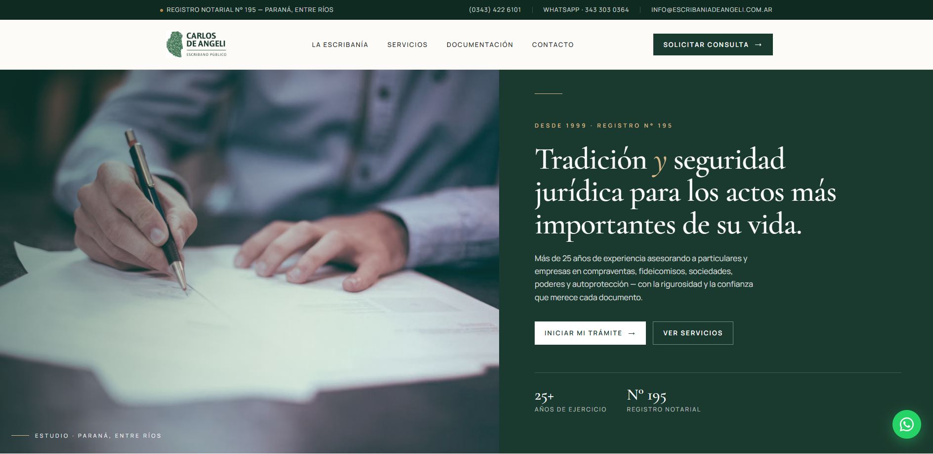 Escribanía De Angeli